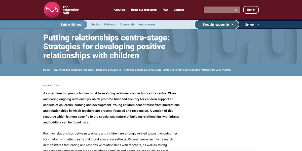 The Education Hub