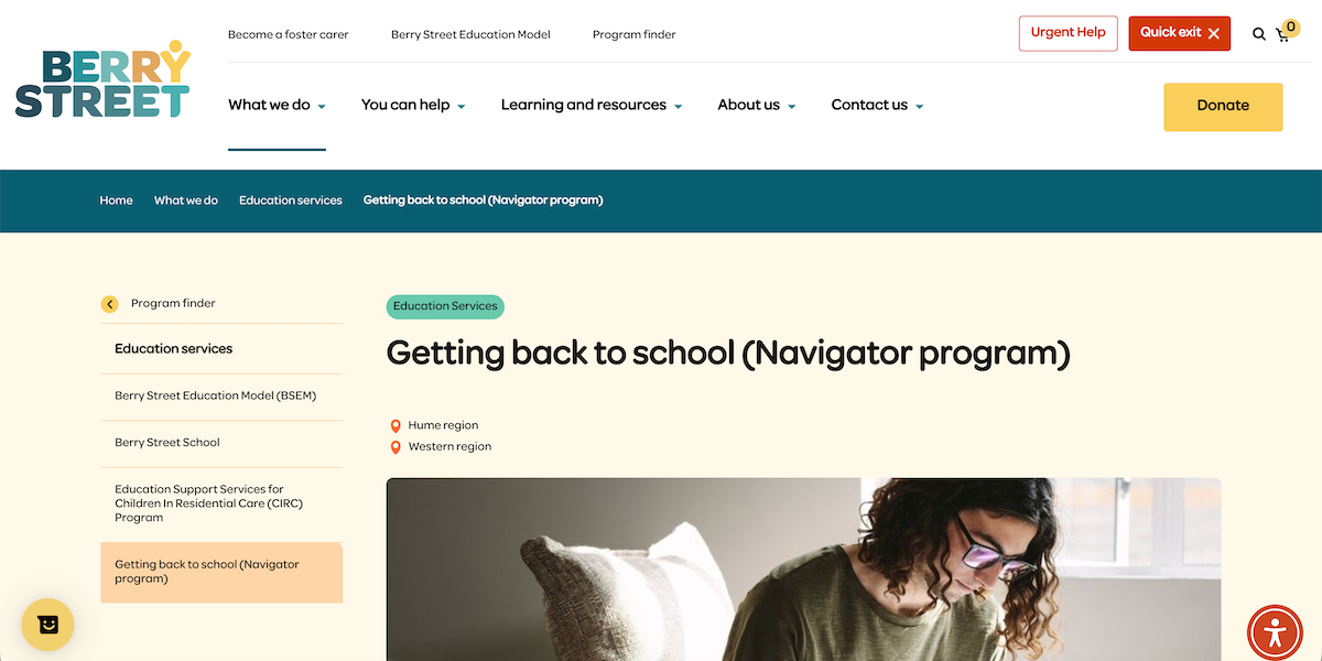 Berry Street Navigator Program