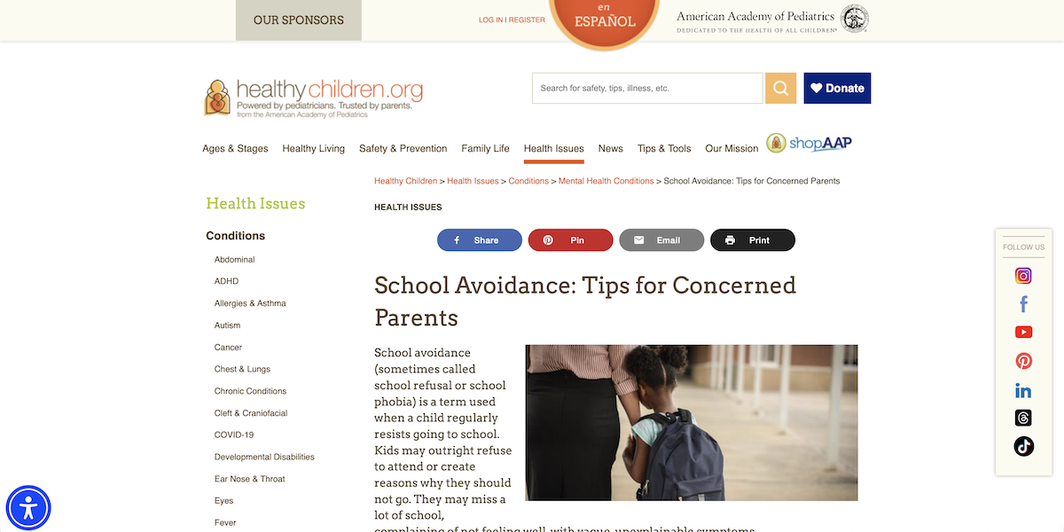 Tips for Concerned Parents