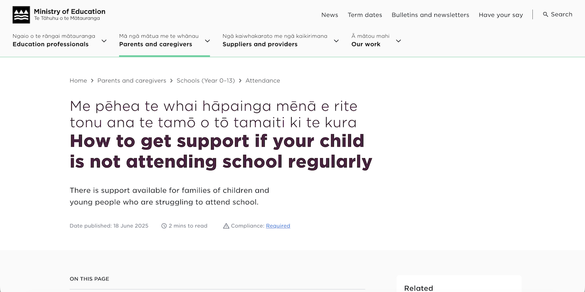 How to get support if your child is not attending school regularly