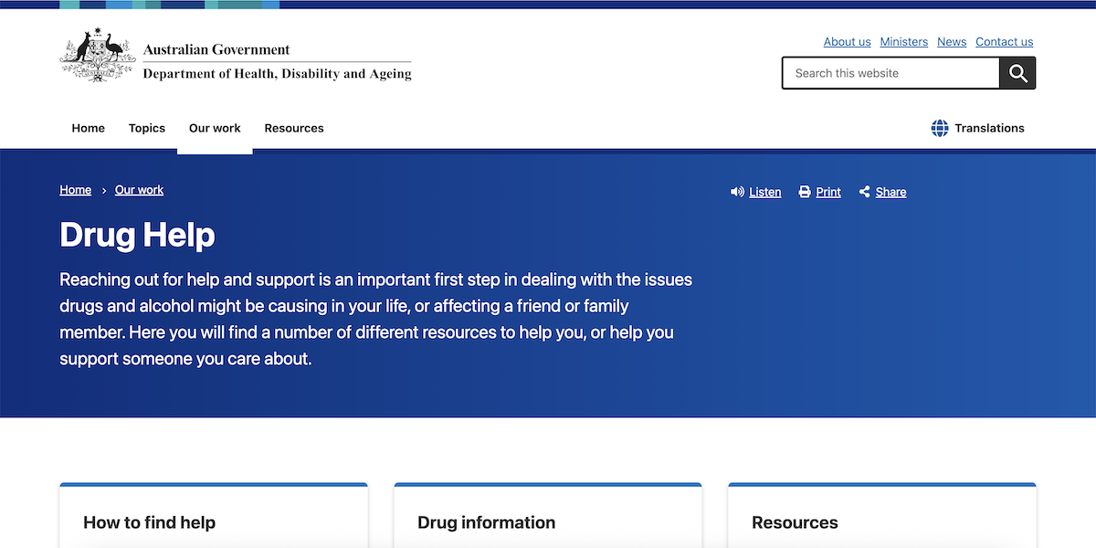 Drug Help