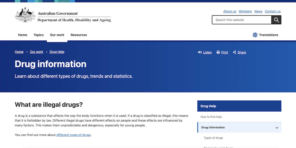 Drug Information